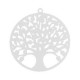 Metalen Bohemian hanger Tree of life 25mm Zilver